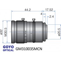 2/3-inch Format Compact Fixed Focal Length Lens
